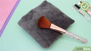clean makeup brushes with alcohol
