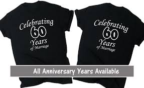 60th wedding anniversary gift t shirt