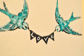 All You Need Is Love Swallow Wall Art
