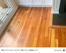 legacy heart pine vertical wood flooring