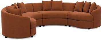 Allegra Foam Comfort 4 Piece Sectional