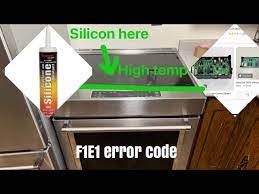 kitchenaid oven f1e1 error code and
