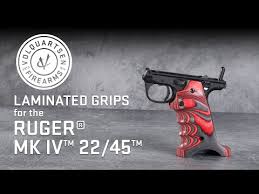 laminated grips for the ruger mk iv