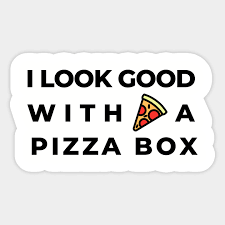 Send a personalized card with your cookie delivery. Pizza Box Joke Food Hungry Foodie Snack Cute Funny Gift Sarcastic Happy Fun Introvert Awkward Geek Hipster Silly Inspirational Motivational Birthday Present Food Lover Sticker Teepublic