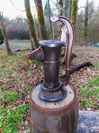 Antique kitchen sink hand pump. Vintage Antique Water Well Hand Pitcher Pump Cabin Kitchen Sink Fountain Feature 1807909270