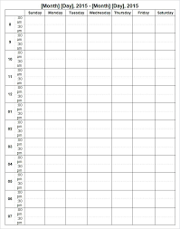 Weekly Planner Calendar Template Monthly 2016 South Africa