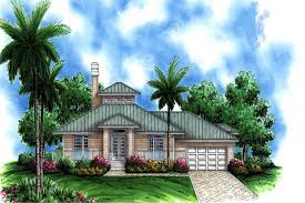 Florida Coastal House Plan With Cupola