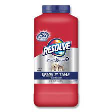 resolve pet carpet cleaner moist powder