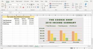 how to create a column chart in excel