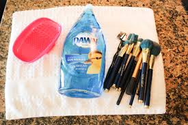 how i clean my make up brushes