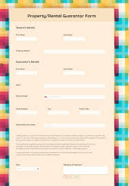 Fill, sign and download guarantor agreement form online on handypdf.com Property Rental Guarantor Form Formplus