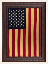 Large Framed American Flag