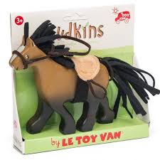 le toy van budkins wooden brown horse