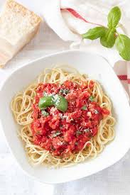 fresh tomato sauce recipe easy italian