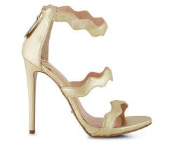 Details About Tony Bianco Womens Leather Astrid Heel Gold Matte Metallic
