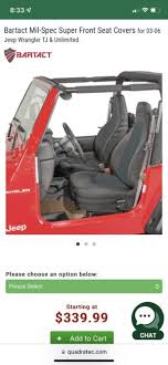 Fs Jeep Tj Bartact Seat Covers