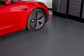coin pattern garage floor protection