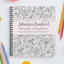 Plus, each page is divided in half for hourly appointments from 8:00 a.m. 2020 Weekly Colouring Planner Johanna Basford Johanna Basford