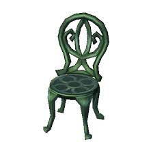 iron garden chair new leaf