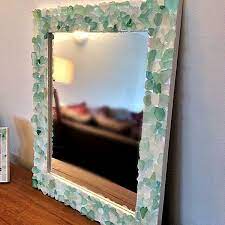 Sea Glass Diy Projects Frame And Vase