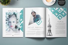 create a professional magazine layout