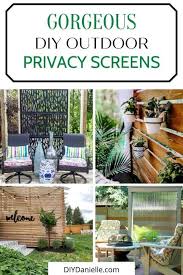 15 Diy Outdoor Privacy Screens Diy