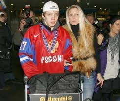 Find out about hockey player artemi panarin: Artemi Panarin And Ex Gf Alexandra In 2011 Artemi Panarin Ex Gf Pro Athletes