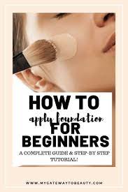 If you prefer light coverage, dip only one side of the brush in the makeup. How To Apply Foundation How To Apply Foundation How To Use Makeup How To Apply Makeup