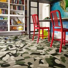 green tones camouflage carpet tiles