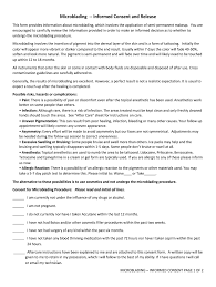 microblading release form fill out
