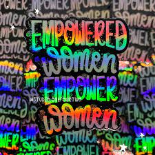 Empowered Women Empower Women Holographic Sticker Women Appreciation  Inspired - Etsy Sweden