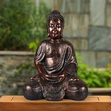 Sitting Zen Buddha Garden Statue