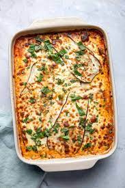 eggplant lasagna vegetarian low carb