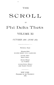 Phi Delta Theta Scroll Archive