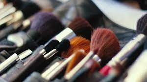 closeup of professional cosmetics