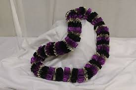 How to give money as a gift. Graduation Money Lei Purple Black In Price Ut Price Floral