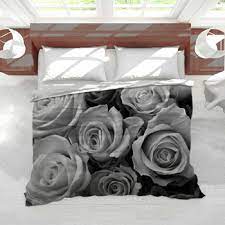 Black And White Fl Comforters