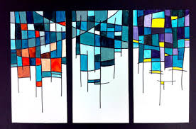 Color Schemes Triptych Art Lesson