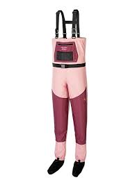 Caddis Deluxe Breathable Waders For Ladies Pink Burgundy