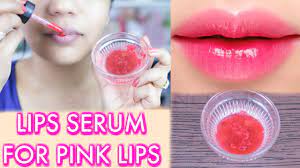 how to get pink lips naturally at home