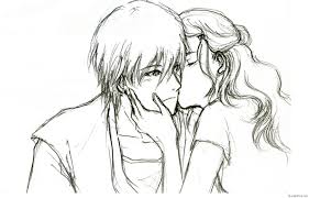 Image result for autumn kissing loves drawing pictures