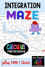 Fun Maze And Worksheet Calculus