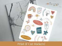 how to print and cut stickers on cricut