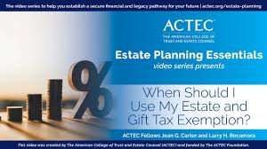 lifetime gift tax exemption actec