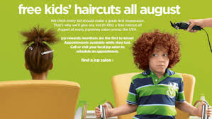 free kids haircuts from jcpenney a