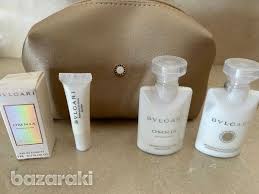 bvlgari toiletry bag with 10 item