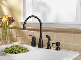 modern kitchen faucet with side spray