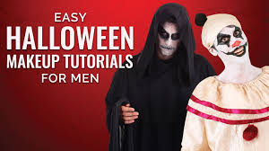 easy halloween makeup tutorials for men