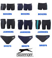 Details About Slazenger Swimming Mens Swimmers Briefs Boxers Navy Black