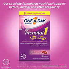 One A Day Prenatal 1 90 Softgels Walmart Com